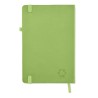 Carnet A5 ligné en PU recyclé ARPU Matières : papier recyclé Couleurs : vert citron personnalisation sur mesure