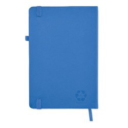 Carnet A5 ligné en PU recyclé ARPU Matières : papier recyclé Couleurs : bleu royal goodies personnalisé en stock