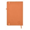 Carnet A5 ligné en PU recyclé ARPU Matières : papier recyclé Couleurs : orange marquage couleur éclatante
