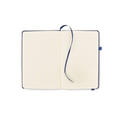 Carnet A5 ligné en PU recyclé ARPU Matières : papier recyclé Couleurs : bleu goodies personnalisé en stock