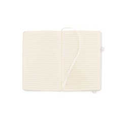 Carnet A5 ligné en PU recyclé ARPU Matières : papier recyclé Couleurs : blanc objet promo petit budget