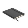 Carnet A5 ligné en PU recyclé ARPU Matières : papier recyclé Couleurs : noir objet promotionnel éco-responsable
