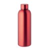 Bouteille  en acier inox recyclé ATHENA Couleurs : rouge Matières : acier inoxydable recyclé