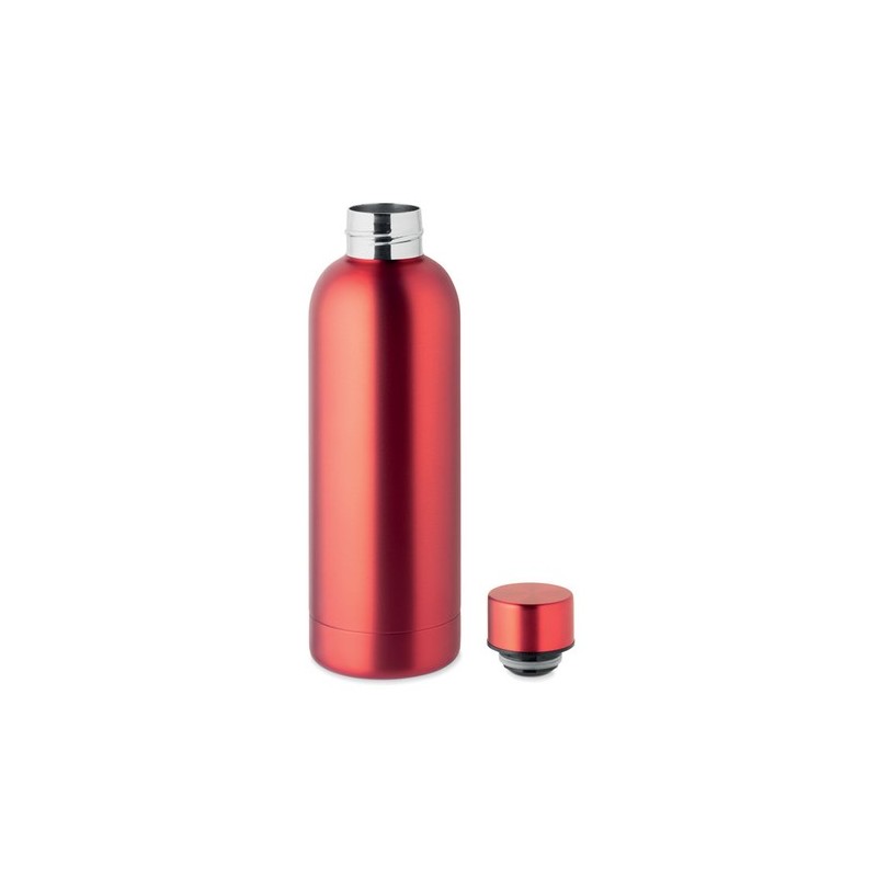 Bouteille  en acier inox recyclé ATHENA Couleurs : rouge Matières : acier inoxydable recyclé cadeau affaires élégant