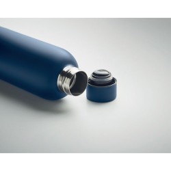 Bouteille  en acier inox recyclé ATHENA Couleurs : bleu marine Matières : acier inoxydable recyclé cadeau client original
