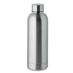 Bouteille  en acier inox recyclé ATHENA Couleurs : argenté mat Matières : acier inoxydable recyclé livraison express 24h 48h