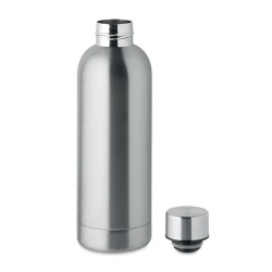Bouteille  en acier inox recyclé ATHENA Couleurs : argenté mat Matières : acier inoxydable recyclé goodies personnalisé en stock
