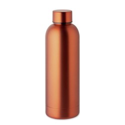 Bouteille  en acier inox recyclé ATHENA Couleurs : orange Matières : acier inoxydable recyclé goodies publicitaire événementiel
