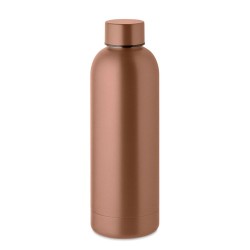 Bouteille  en acier inox recyclé ATHENA Couleurs : cuivre Matières : acier inoxydable recyclé personnalisable avec votre logo