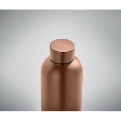 Bouteille  en acier inox recyclé ATHENA Couleurs : cuivre Matières : acier inoxydable recyclé personnalisation rapide en France