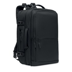 Sac à dos  600D RPET personnalisé - SOPHIS Matières : PET recyclé Couleurs : noir