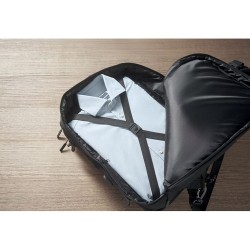 Sac à dos  600D RPET personnalisé - SOPHIS Matières : PET recyclé Couleurs : noir objet promotionnel éco-responsable