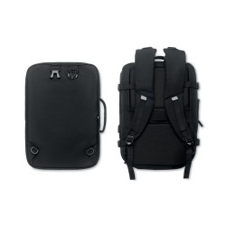 Sac à dos  600D RPET personnalisé - SOPHIS Matières : PET recyclé Couleurs : noir cadeau collaborateur premium