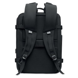 Sac à dos  600D RPET personnalisé - SOPHIS Matières : PET recyclé Couleurs : noir accessoire événementiel unique
