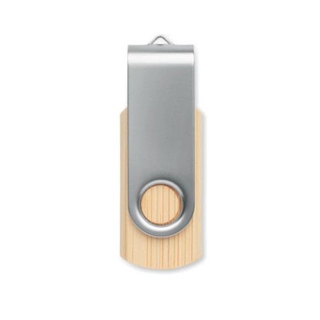 Clé USB 16GB Éco-responsable en Bambou - MO6898-40 personnalisable avec votre logo