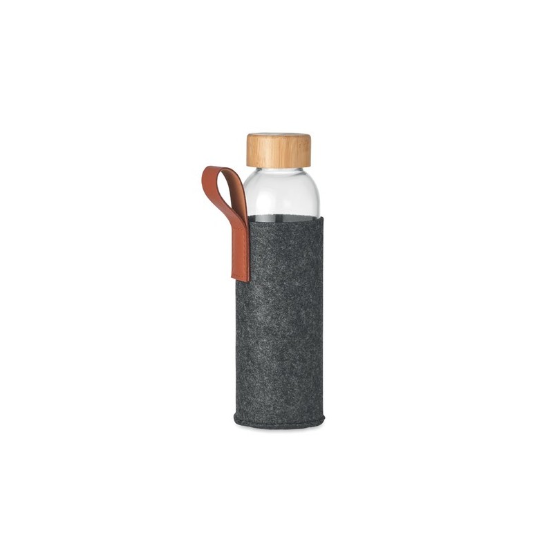 Bouteille en verre  500 ml - THAI Matières : verre Couleurs : pierre