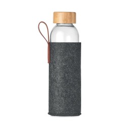 Bouteille en verre  500 ml - THAI Matières : verre Couleurs : pierre 2