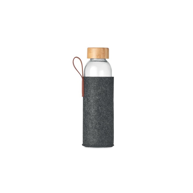 Bouteille en verre  500 ml - THAI Matières : verre Couleurs : pierre personnalisable avec votre logo