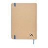 Bouteille isotherme personnalisée en verre 500 ml - THAI Matières : papier recyclé Couleurs : bleu marquage laser ultra précis
