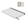 Carnet A5 Éco-responsable en Carton Recyclé Personnalisé STEIN Matières : papier de pierre Couleurs : blanc personnalisable avec