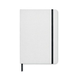 Carnet A5 Éco-responsable en Carton Recyclé Personnalisé STEIN Matières : papier de pierre Couleurs : blanc impression haute déf
