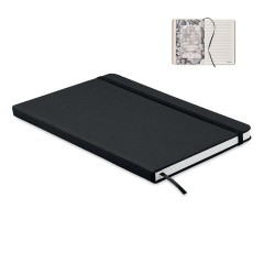 Carnet A5 Éco-responsable en Carton Recyclé Personnalisé STEIN Matières : papier de pierre Couleurs : noir cadeau entreprise pas