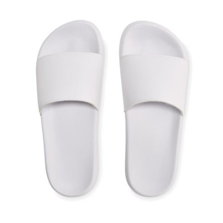 Claquettes Antidérapantes Personnalisées 38/39 - KOLAM Matières : EVA Couleurs : blanc cadeau collaborateur premium