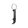 Porte-clés s en aluminium recyclé décapsuleur pratique personnalisé - OVIKEY Matières : aluminium Couleurs : noir personnalisati