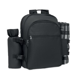 Sac pique-nique isotherme  pour 4 personnes - DUIN Matières : PET recyclé Couleurs : noir cadeau entreprise pas cher
