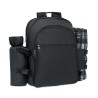 Sac pique-nique isotherme  pour 4 personnes - DUIN Matières : PET recyclé Couleurs : noir cadeau entreprise pas cher