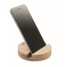 Support de téléphone  en bouleau personnalisé - GROW ROUND STAND Matières : bois Couleurs : bois personnalisable avec votre logo