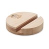 Support de téléphone  en bouleau personnalisé - GROW ROUND STAND Matières : bois Couleurs : bois cadeau entreprise pas cher