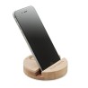 Support de téléphone  en bouleau personnalisé - GROW ROUND STAND Matières : bois Couleurs : bois goodies publicitaire événementi