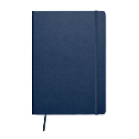 Carnet de notes A5 recyclé  personnalisé - OURS Matières : papier recyclé Couleurs : bleu accessoire événementiel unique