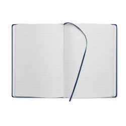 Carnet de notes A5 recyclé  personnalisé - OURS Matières : papier recyclé Couleurs : bleu cadeau client original