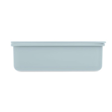 Boîte à lunch personnalisée avec couverts - SUNDAY Matières : polypropylène (PP) Couleurs : bleu bébé objet promotionnel éco-res