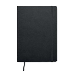 Carnet de notes A5 recyclé  personnalisé - OURS Matières : papier recyclé Couleurs : noir cadeau collaborateur premium