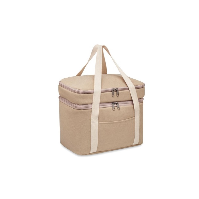 Sac isotherme  en toile 320 gr/m - KECIL TOP Matières : coton Couleurs : beige