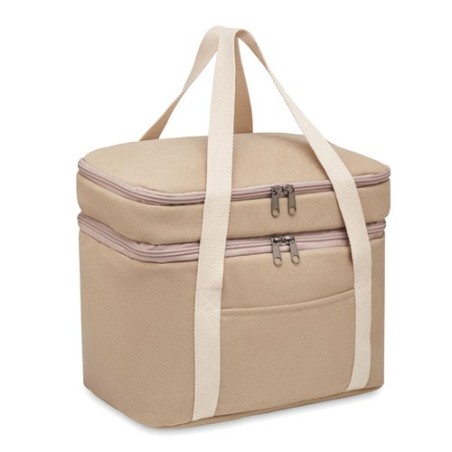 Sac isotherme  en toile 320 gr/m - KECIL TOP Matières : coton Couleurs : beige