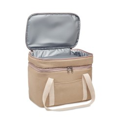 Sac isotherme  en toile 320 gr/m - KECIL TOP Matières : coton Couleurs : beige cadeau entreprise pas cher