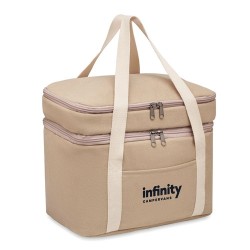 Sac isotherme  en toile 320 gr/m - KECIL TOP Matières : coton Couleurs : beige goodies publicitaire événementiel