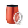 Tasse double paroi incassable personnalisée 350 ml - CHIN CHAN Matières : acier inoxydable Couleurs : rouge cadeau entreprise pa