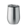 Tasse double paroi incassable personnalisée 350 ml - CHIN CHAN Matières : acier inoxydable Couleurs : argenté mat personnalisati