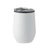 Tasse double paroi incassable personnalisée 350 ml - CHIN CHAN Matières : acier inoxydable Couleurs : blanc objet promotionnel é