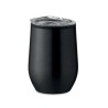 Tasse double paroi incassable personnalisée 350 ml - CHIN CHAN Matières : acier inoxydable Couleurs : noir cadeau collaborateur 