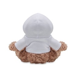 Chien en Peluche Éco-responsable avec Sweat Personnalisé - DOGGY Matières : PET Couleurs : blanc 2