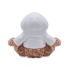 Chien en Peluche Éco-responsable avec Sweat Personnalisé - DOGGY Matières : PET Couleurs : blanc personnalisable avec votre logo