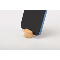 Support Téléphone Personnalisé Pratique et Élégant en Bambou - POY Matières : bambou Couleurs : bois 2