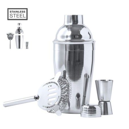 Set de Cocktail Éco-responsable et Élégant Personnalisé Wendol Matières : acier inoxydable