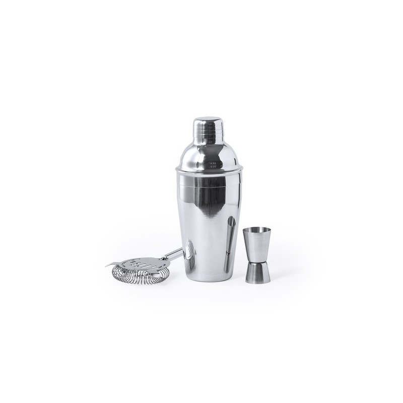 Set de Cocktail Éco-responsable et Élégant Personnalisé Wendol Matières : acier inoxydable personnalisable avec votre logo